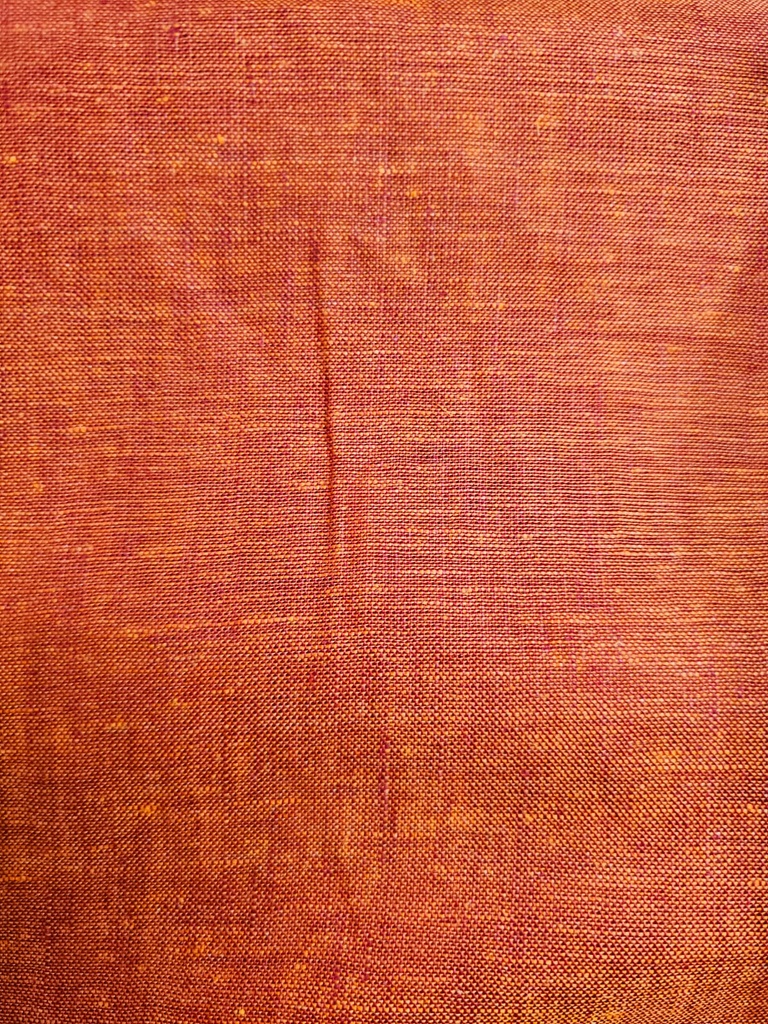 Orange linen fabric LL 29