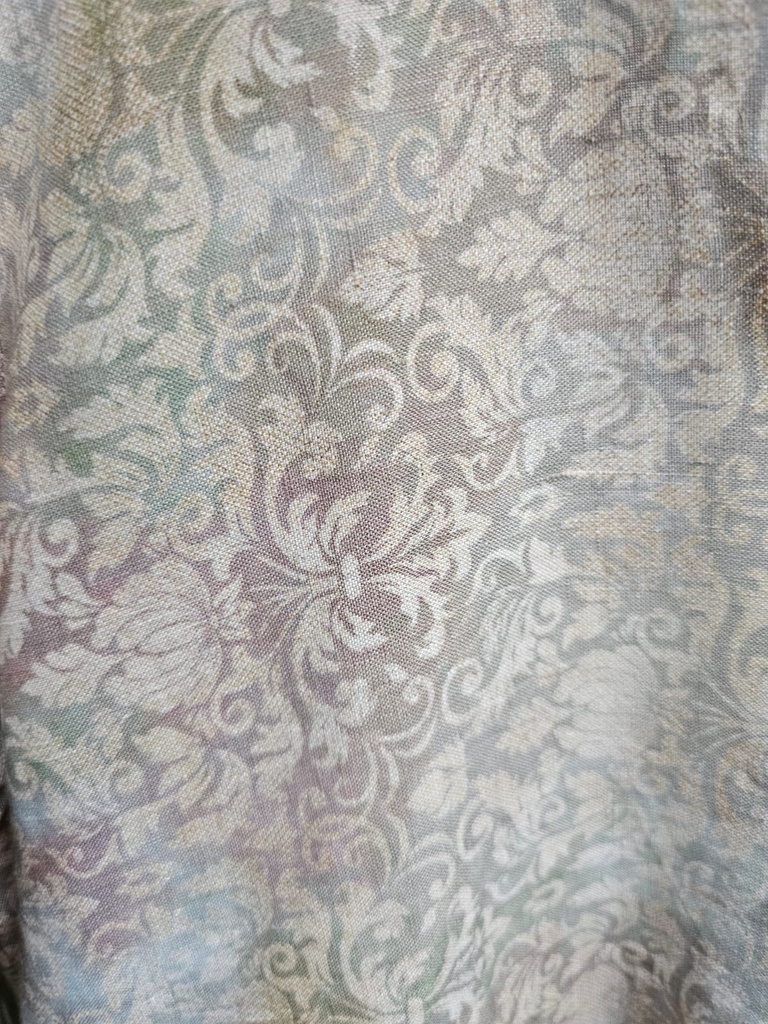 All shades of cream linen fabric