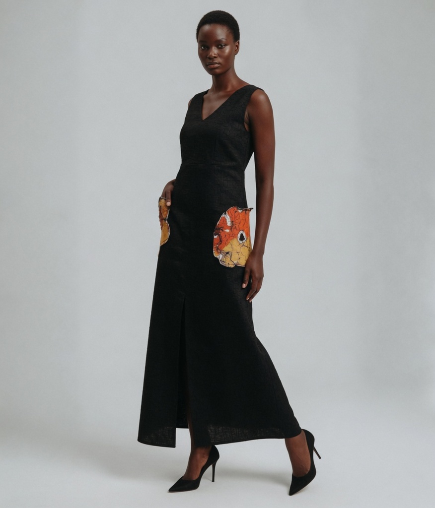 Botanica dress in linen