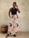 Baloon skirt newspapers