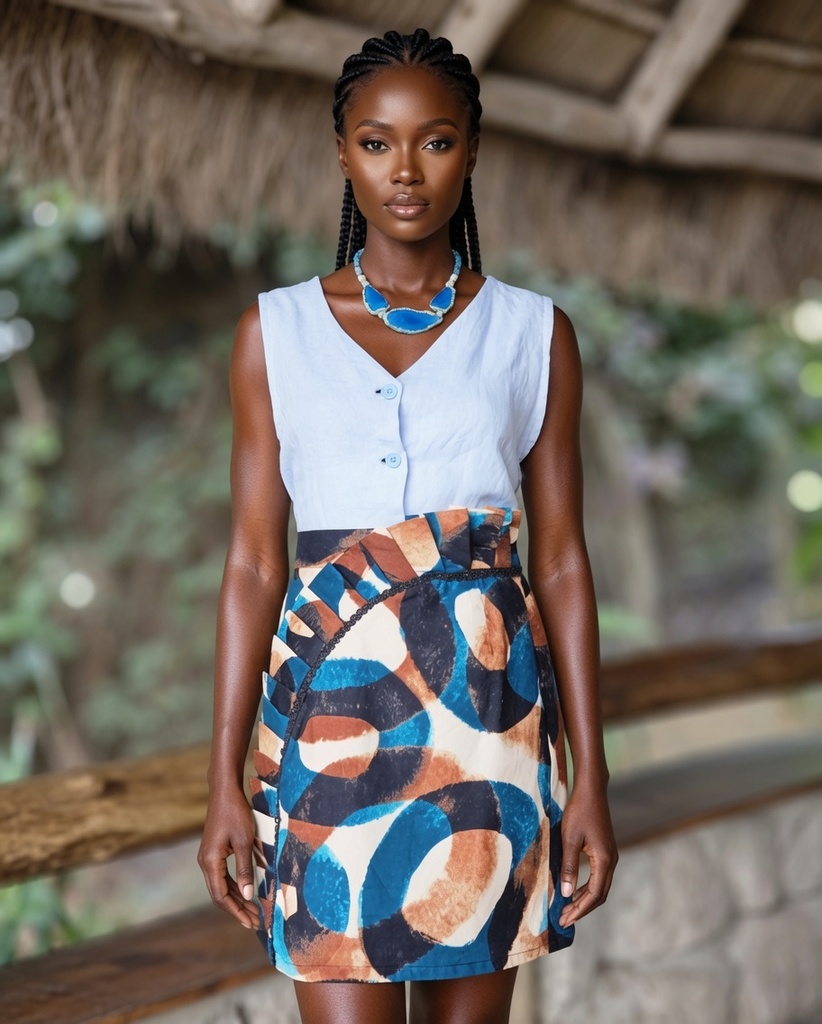 Caribbean skirt Kololo