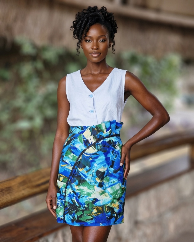 Caribbean skirt sea flora