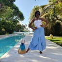 Lamu linen in any blue shade