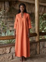 Amara dress burnt orange