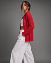 Boho cardigan ruby red