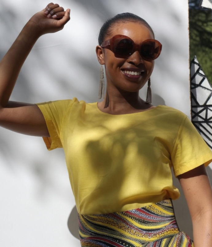 Soft cotton tops with short sleeve