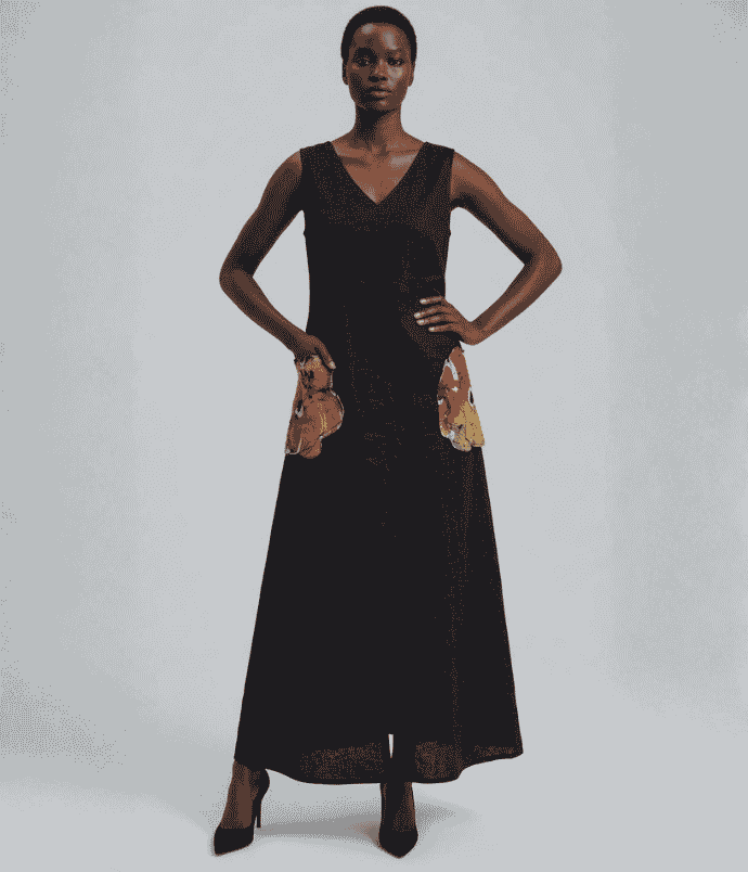 Botanica dress in linen