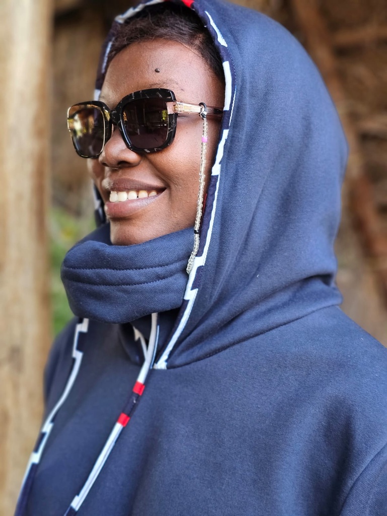 Swara cozy fleece set navy