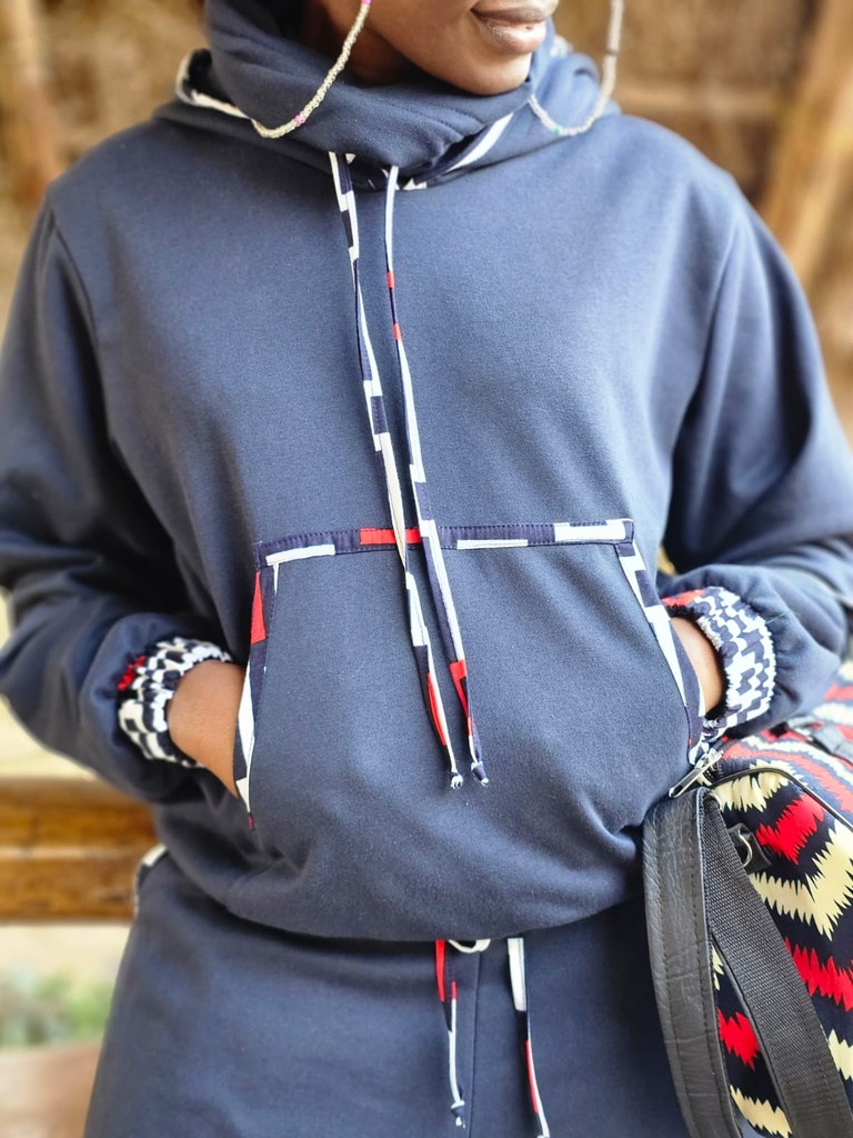 Swara cozy fleece set navy