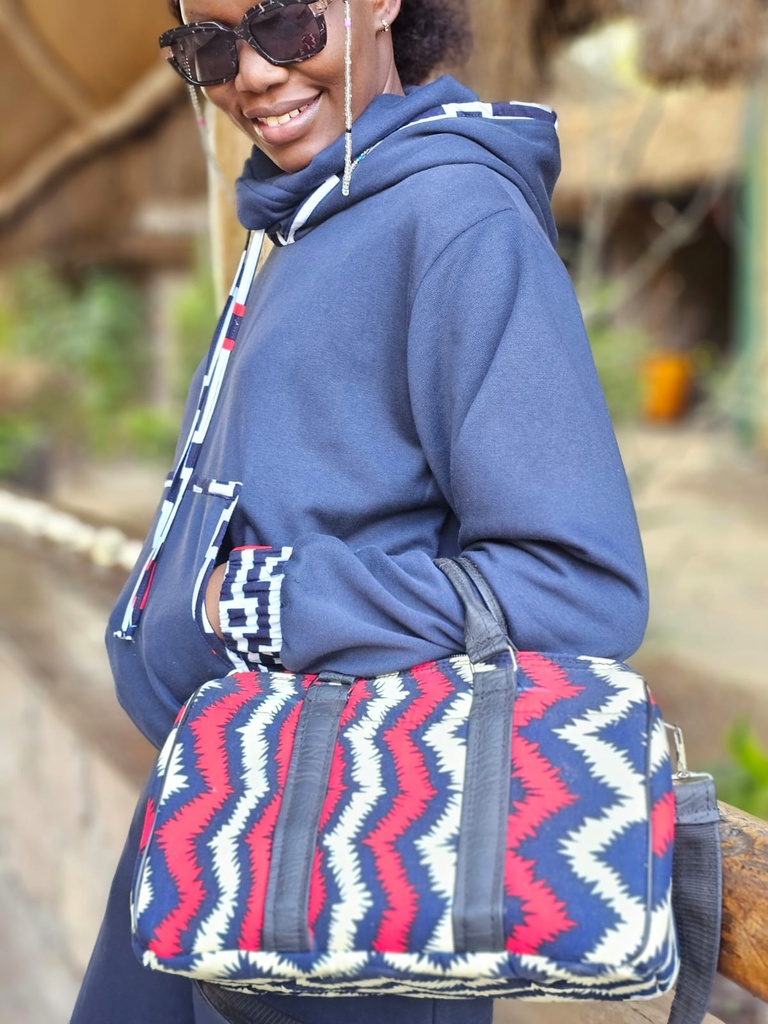 Swara cozy fleece set navy