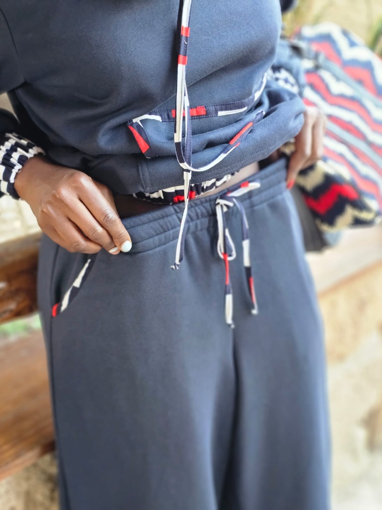 Swara cozy fleece set navy