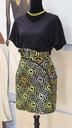Caribbean skirt citron noire