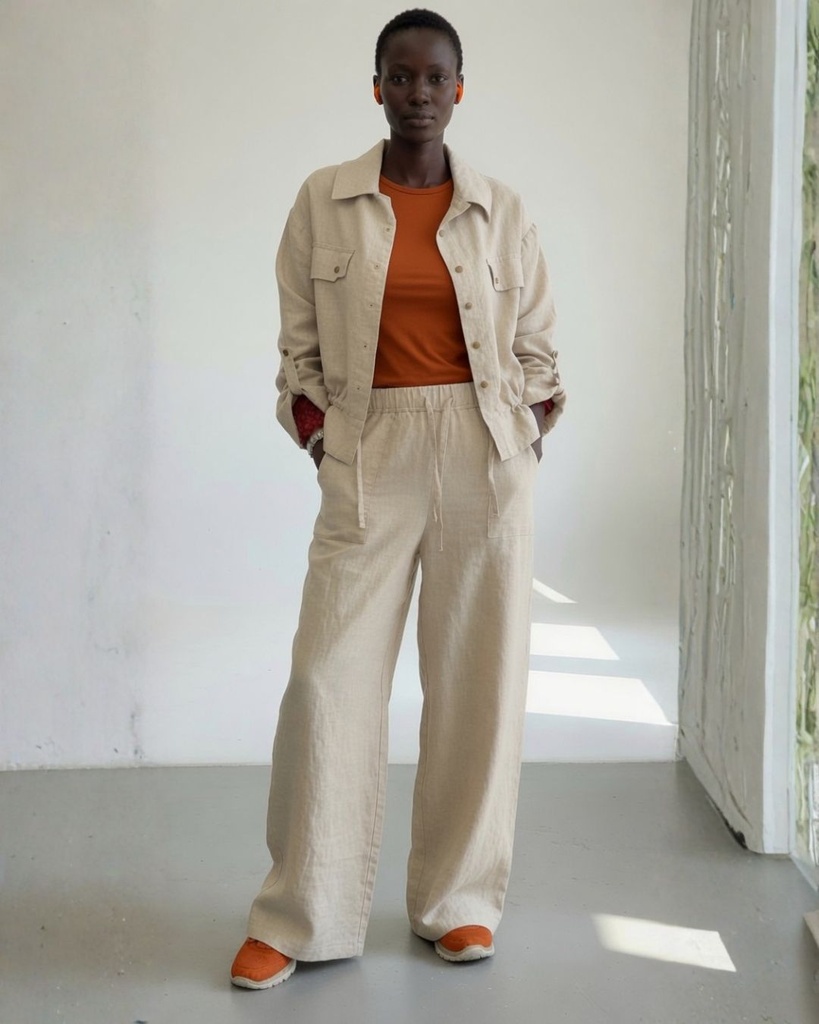 Demi-palazzo in linen, all colors