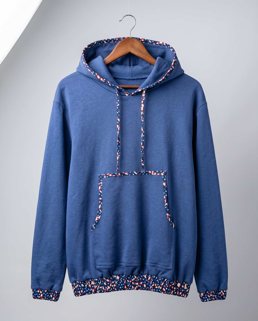 Swara cozy fleece set indigo