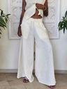Palazzo in linen butter cream