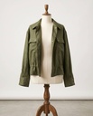 Tsavo linen jacket - jungle green