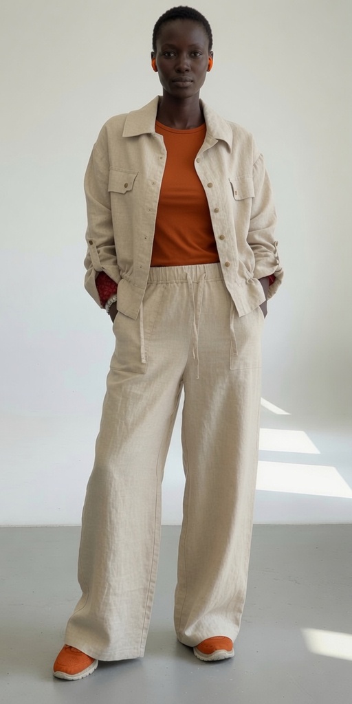 Tsavo linen jacket - natural