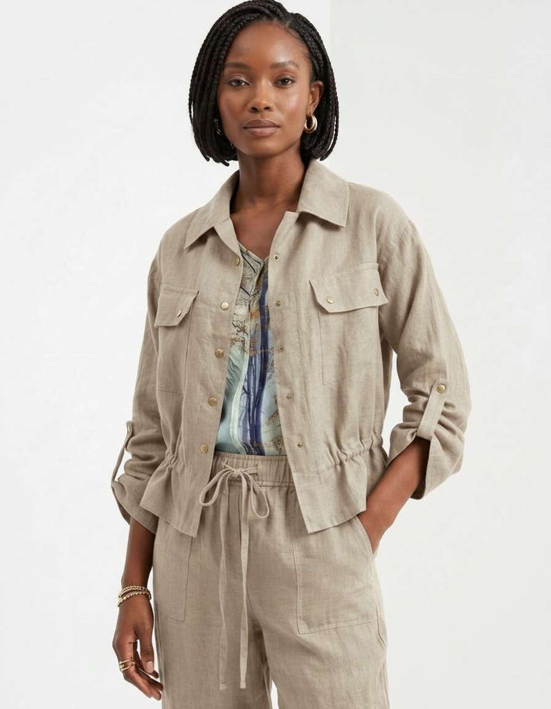 Tsavo linen jacket - natural