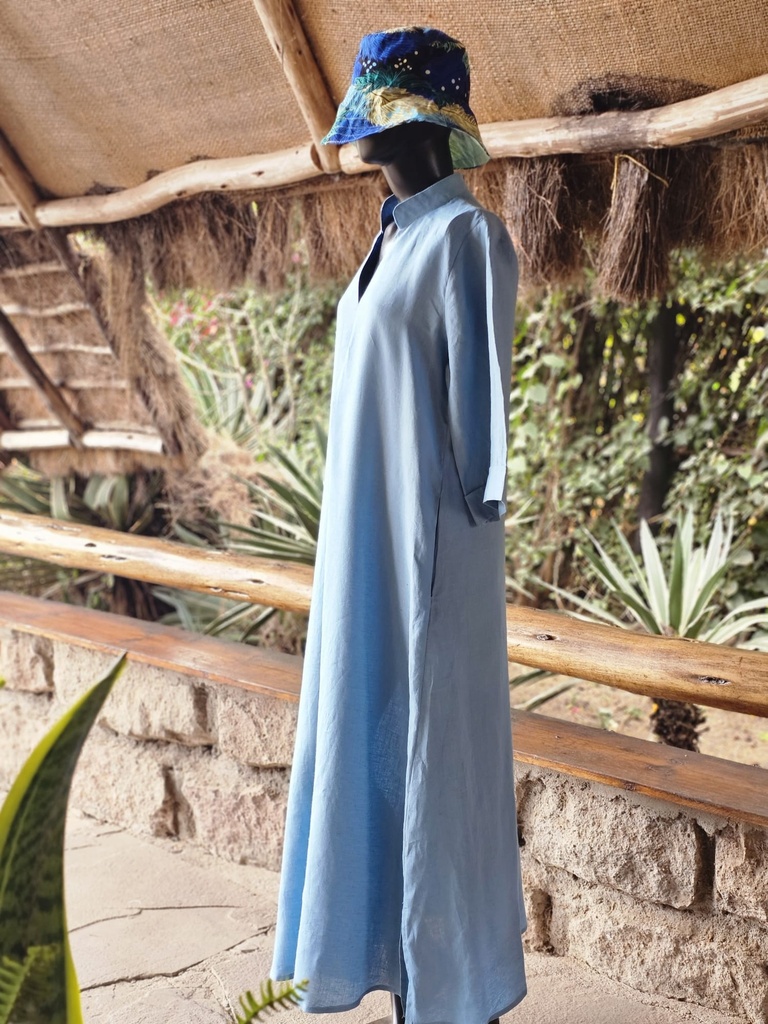 Amara dress Azure blue