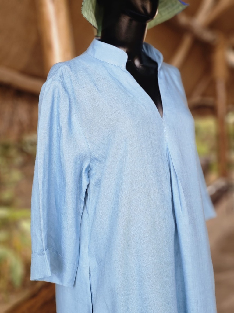 Amara dress Azure blue