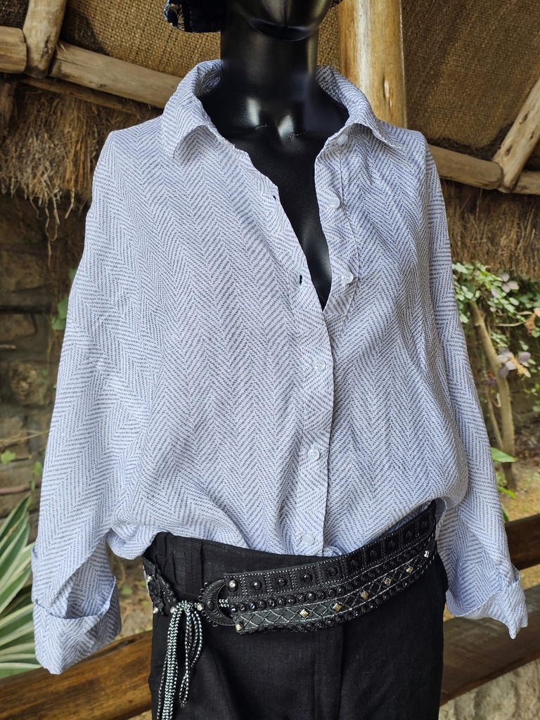 Sankofa linen shirt