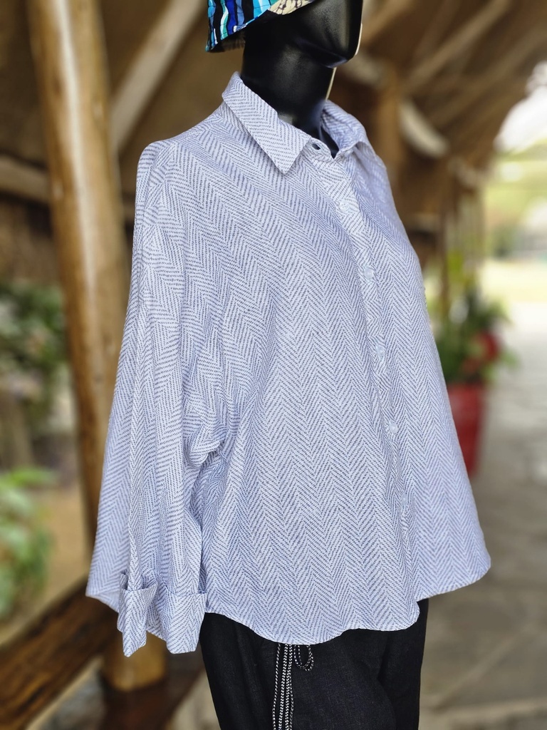 Sankofa linen shirt