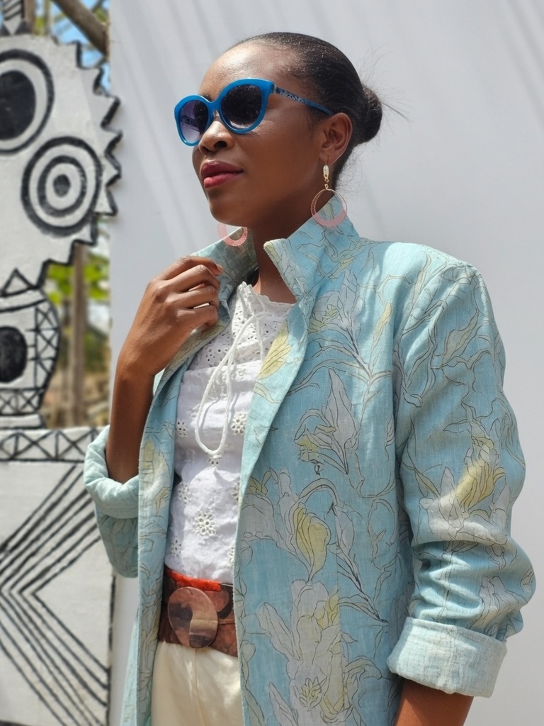 Long linen shirt