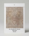 Long linen shirt all shades of cream