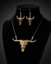 Toro necklace and earrings