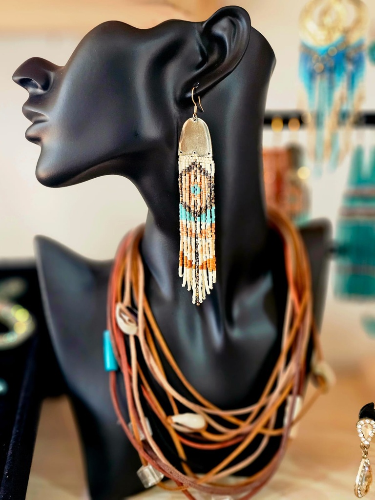Boho beautiful Miyuki earrings