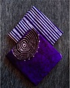 violet stripes
