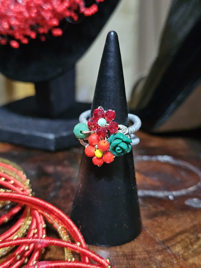 Swarovski flower