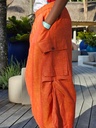 Cargo skirt orange