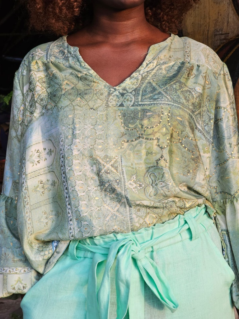 Opulence silk shirt