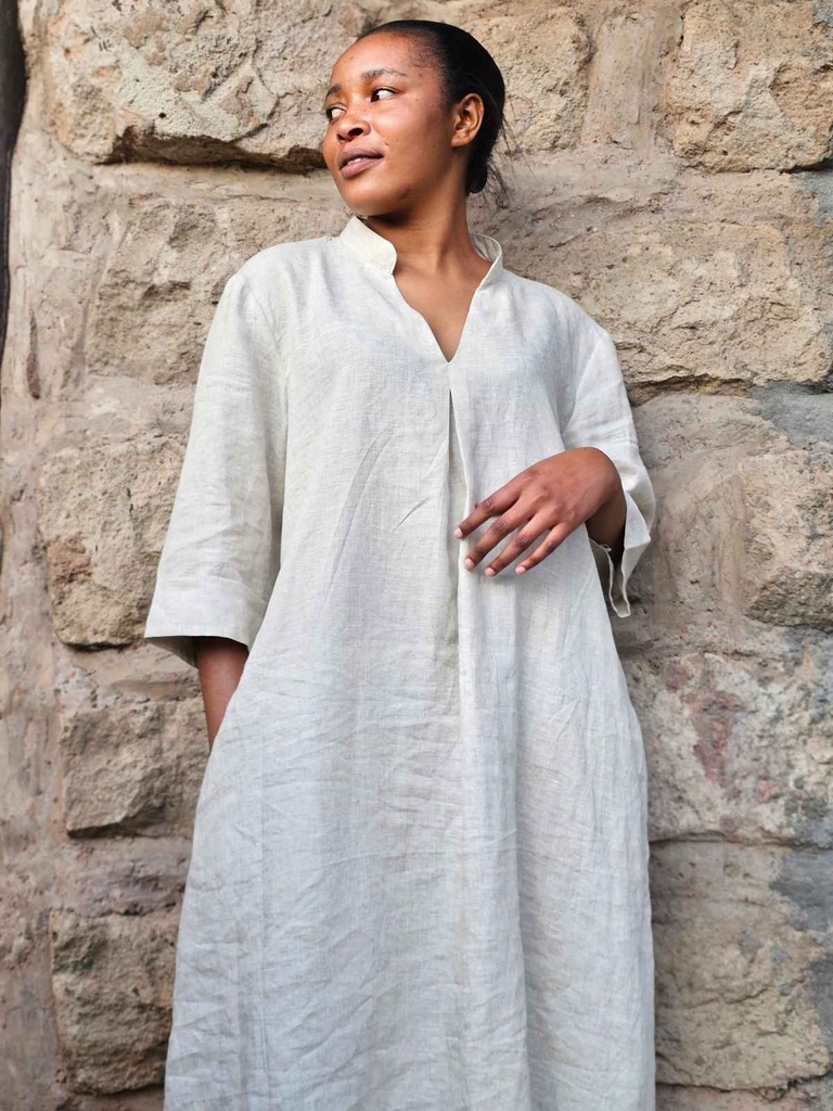 Amara dress beige