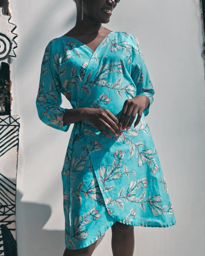 Eterna wrap dress paradise