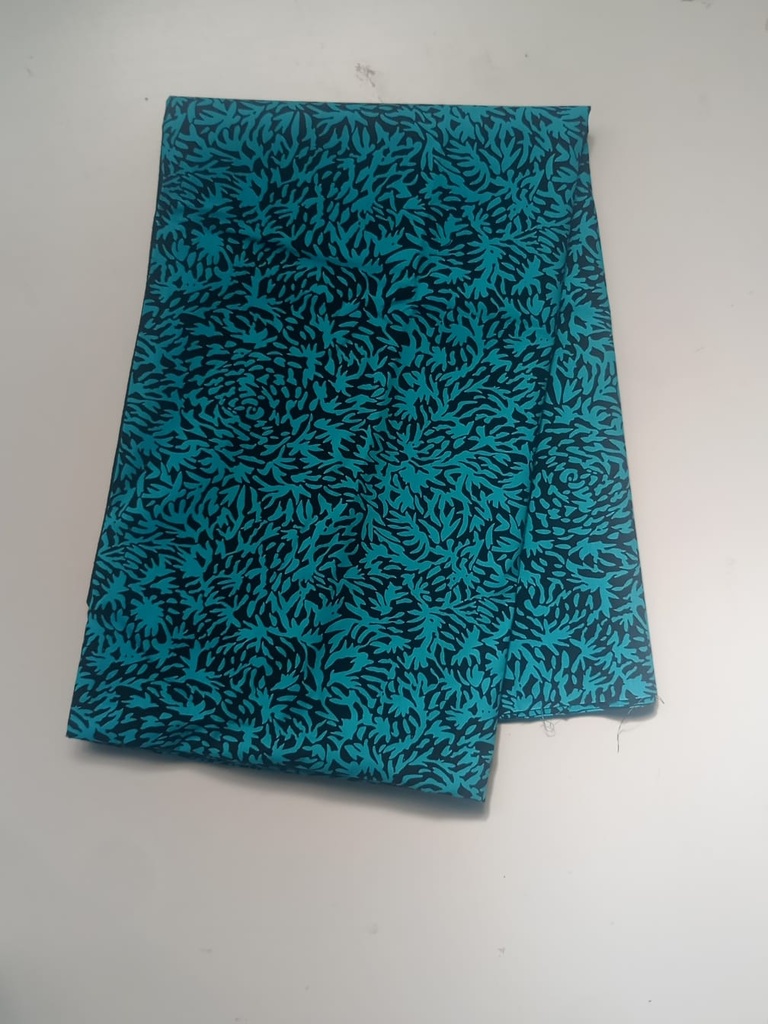 Black emerald cotton print
