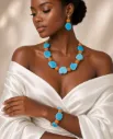 Seychelles necklace and bracelet set