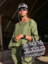 Dune linen top jungle green